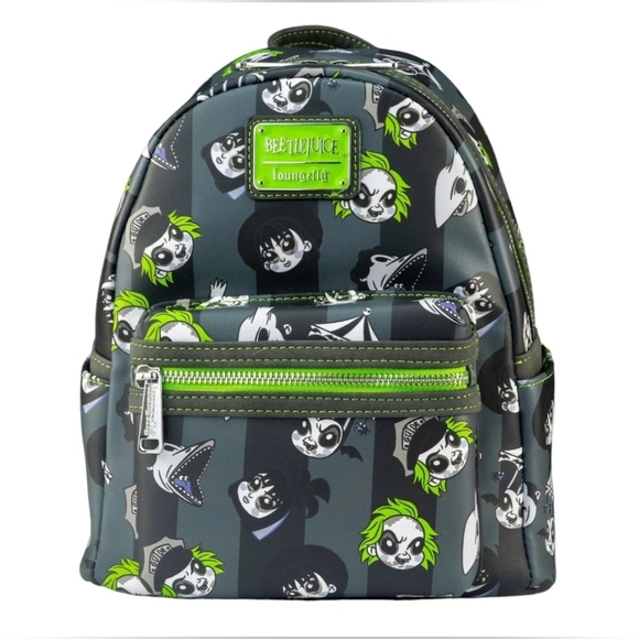 Loungefly Beetlejuice Chibi Characters Backpack - Picture 1 of 9